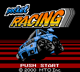 Pocket Racing (Europe) Title Screen